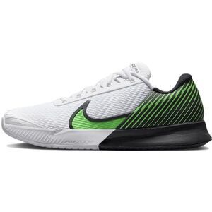 NikeCourt Air Zoom Vapor Pro 2 HC White Poison Green Tennis Shoes 10